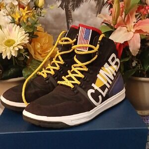 Alpine Polo Ralp Lauren Black and Yellow Climb Sneakers